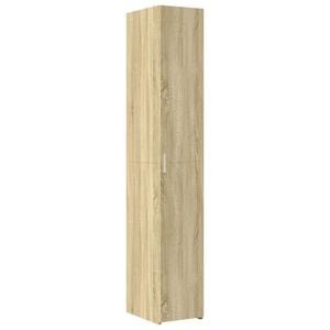 vidaXL Highboard Sonoma Oak 30x42.5x185 cm Engineered Wood