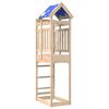 vidaXL Play Tower Brown 52.5 x 85 x 239 cm Solid Pine Wood