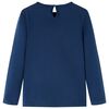 Kids' T-shirt with Long Sleeves Navy Blue 104