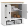 vidaXL Hanging Cabinet Corona White 70 x 33 x 71.5 cm Solid Pine Wood