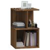 vidaXL Bedside Cabinet Brown Oak 35x35x55 cm Engineered Wood