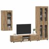 vidaXL TV Cabinet Set with Drawer FLORIN Artisan Oak Engineered Wood