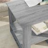 vidaXL Coffee Table Grey Sonoma 51 x 50 x 50 cm Engineered Wood