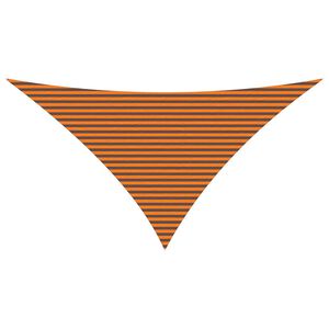 vidaXL Sun Shade Sail Orange and Brown 7 x 5 x 5 m