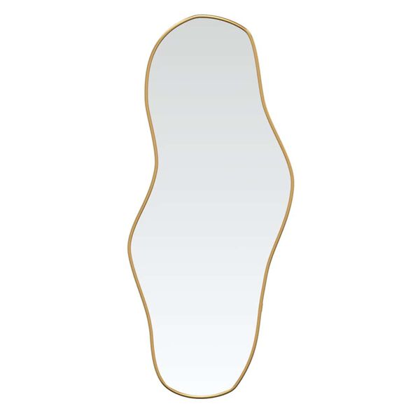 vidaXL Wall Mirror Gold 100x45 cm