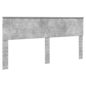 vidaXL Headboard Concrete Grey 200 cm Engineered wood