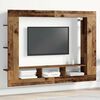 vidaXL TV Cabinet Old wood 152 x 22 x 113 cm Engineered wood