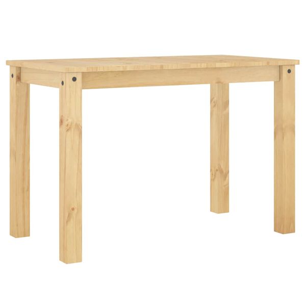 vidaXL Dining Table Panama 112x60x75 cm Solid Wood Pine