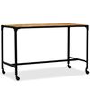 vidaXL Dining Table Solid Mango Wood and Steel 120x60x76 cm