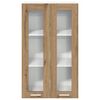 vidaXL Hanging Cabinet Artisan Oak 60 x 31 x 100 cm Engineered Wood