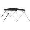 vidaXL 4-bow Bimini Top Black 243x244x137 cm