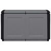 vidaXL Garden Storage Box 96x53x57 cm 230 L Dark Grey and Black