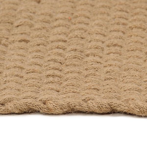 vidaXL Rug Rectangular Natural 80x160 cm Jute