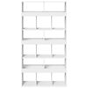 vidaXL Bookcase White 100x33x187.5 cm Engineered Wood