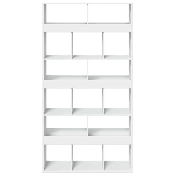 vidaXL Bookcase White 100x33x187.5 cm Engineered Wood