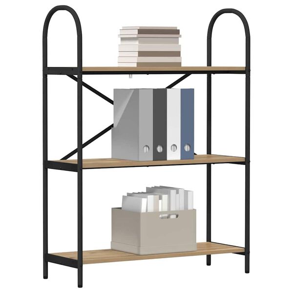 vidaXL Bookshelf Artisan Oak 80 x 30 x 109 cm Engineered wood