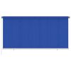 vidaXL Outdoor Roller Blind 300x140 cm Blue HDPE