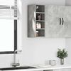 vidaXL Hanging Cabinet Riga Concrete Grey 20x29.5x60 cm Engineered Wood
