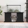 vidaXL Aquarium Stand Black Oak 121x41x58 cm Engineered Wood