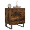 vidaXL Bedside Cabinets 2 pcs Smoked Oak 40x35x47.5 cm Engineered Wood