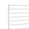 vidaXL Metal Bed Frame without Mattress with Headboard White 135x190cm