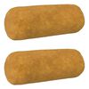 vidaXL Throw Pillow 2 pcs HEERLEN Yellow Dia. 15 x 40 cm