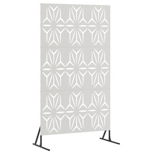 vidaXL Privacy Screen 100 x 50 x 180 cm Stainless Steel Silver