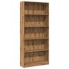 vidaXL Bookcase Artisian Oak 80x24x176 cm Engineered Wood