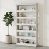 vidaXL Book Cabinet/Room Divider Concrete Grey 100x30x198 cm Engineered wood