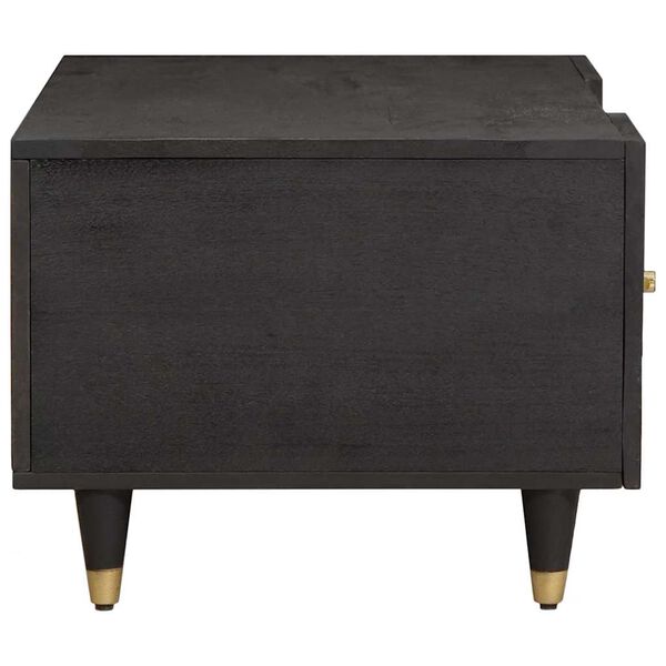 vidaXL Coffee Table Black 100 x 54 x 40 cm Solid Mango Wood