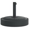 vidaXL Parasol Base for Ø38 / 48 mm Poles 25 kg Round