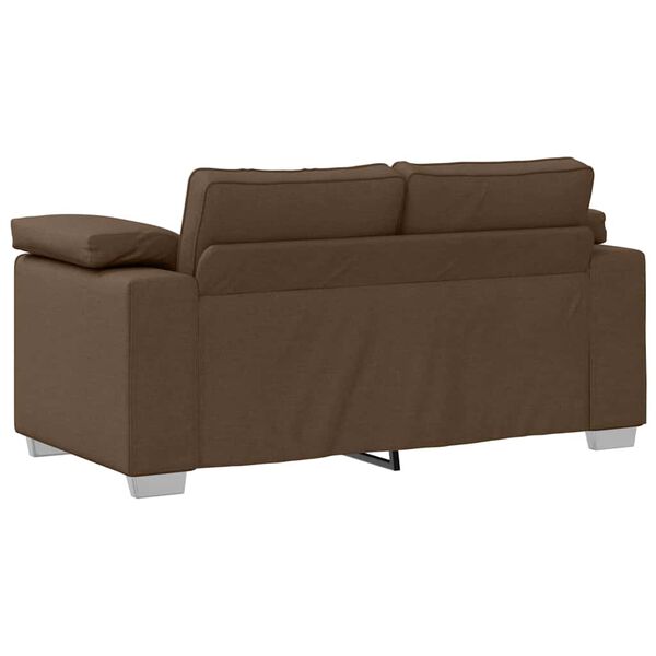 vidaXL Sofa Brown 160 x 77 x 82 cm Fabric