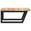 vidaXL Basin Shelf Wall Mounted Steel and Solid Wood Acacia