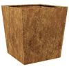 vidaXL Garden Planters 2 pcs 50x50x50 cm Weathering Steel