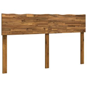 vidaXL Live Edge Headboard ROSTOCK Natural 160 cm Solid Acacia Wood