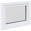 vidaXL Basement Window "RISOR" 80x50 cm Tilt&Turn DIN Right White