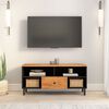 vidaXL TV Cabinet 100x33x46 cm Solid Wood Acacia