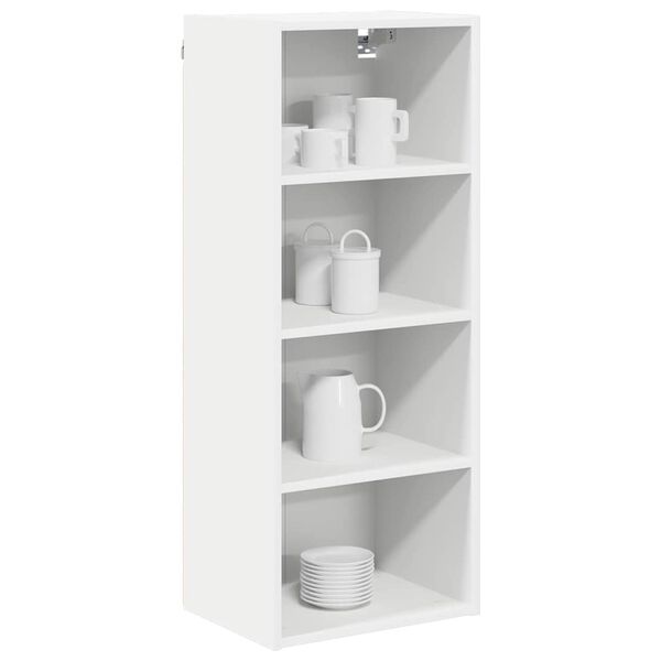 vidaXL Hanging Cabinet White 40 x 29.5 x 100 cm Engineered Wood
