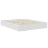 vidaXL Storage Bed Grey Sonoma 180 x 200 cm Engineered Wood