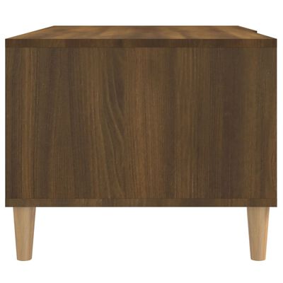 vidaXL Coffee Table Brown Oak 89,5x50x40 cm Engineered Wood