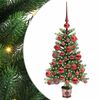 vidaXL Christmas Tree with 150 LEDs with Stand Green 65 cm PE