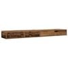 vidaXL Bed Drawers Old Wood 180 x 36.5 x 16.5 cm Engineered Wood