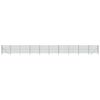 vidaXL Wire Mesh Fence Green 1.4x25 m Galvanised Steel