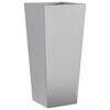 vidaXL Garden Planter 35x35x75 cm Galvanised Steel