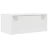 vidaXL TV Cabinet White 60x31x25.5 cm Engineered Wood