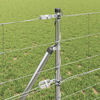 vidaXL Fence Post Galvanized 50 x 0.8 m Steel