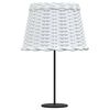 vidaXL Lamp Shade White &Oslash;30x20 cm Wicker