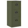 vidaXL File Cabinet Olive Green 45.5 x 42 x 106.5 cm Cold-Rolled Steel