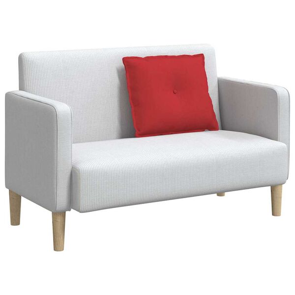 vidaXL Back Pillow Red 60 x 19 x 50 cm Fabric