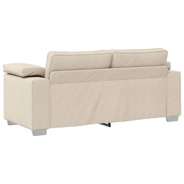 vidaXL Sofa Beige 180 x 77 x 82 cm Linen